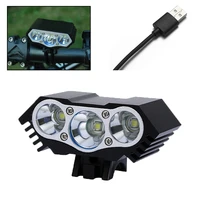 glare usb powered t6 led 4 level bicycle light ipx 7 waterproof suitable for cycling camping waterproof suitable for cycling