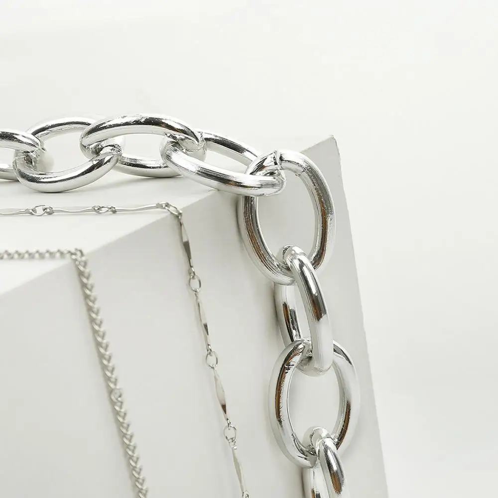 Индивидуальное ожерелье Ретро металлическая медная пластина замок свитер с