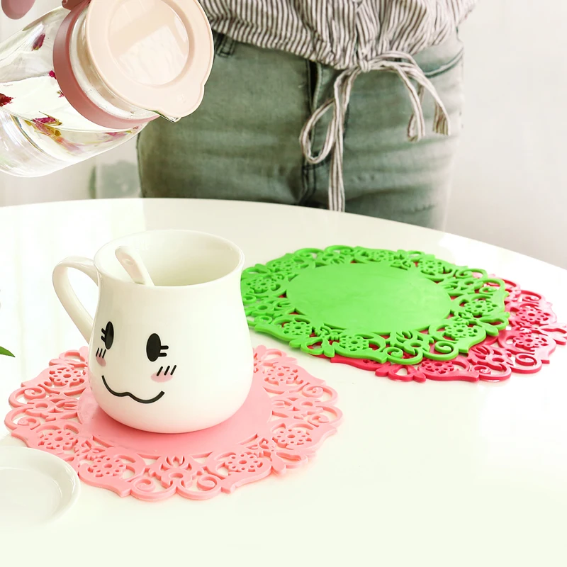 Теплоизоляционная Подушка креативные подставки для горшка коврик чашек еды