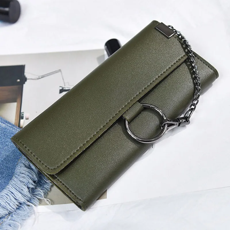 

Fashion Ladies Casual Long Clutch Female Wallet Leather Card Holder Wallets Pocket Money Bag Lady Purses