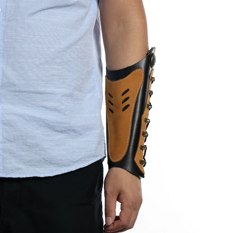 Защита для стрельбы из воловьей кожи защита рук удерживающая устройство с