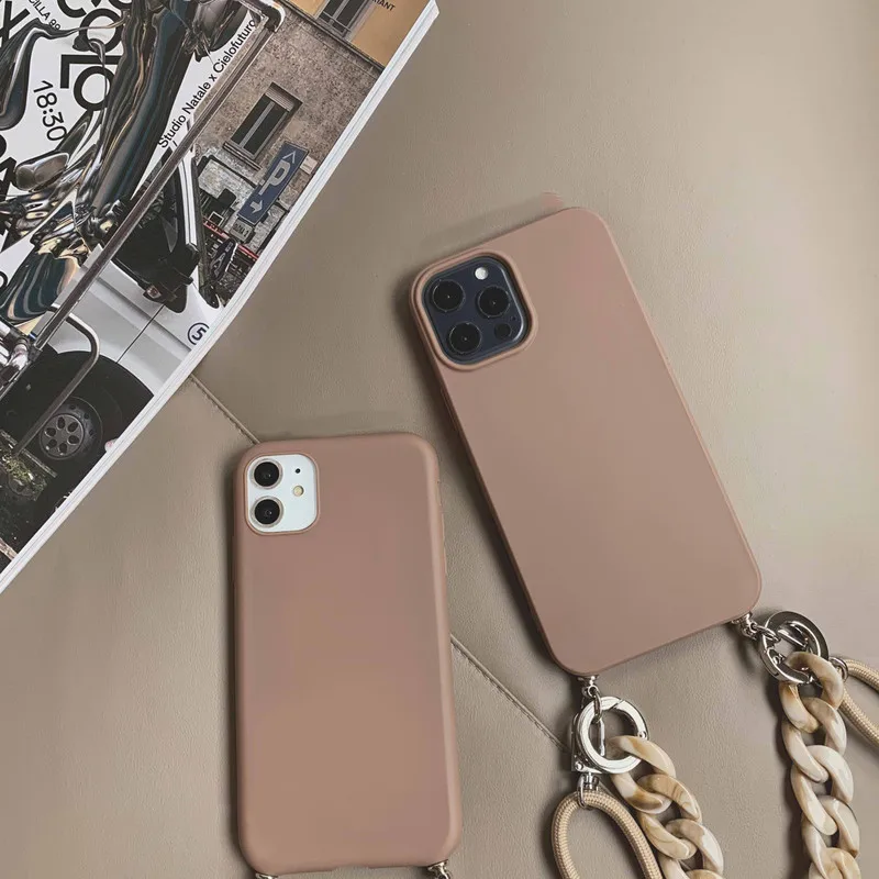 14 Pro Case Luxury Marble Chain Strap Crossbody Shoulder Necklace Lanyard Case for iPhone 13 12 Pro Max 11 XR X XS 8 Plus 7