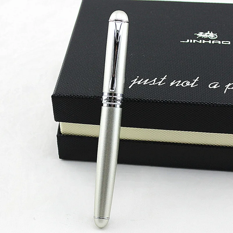 JINHAO 750 полированная слоновая кость белое перо с широким основанием высокого качества перьевая ручка переплет школьная и офисная авторучка - Цвет: S