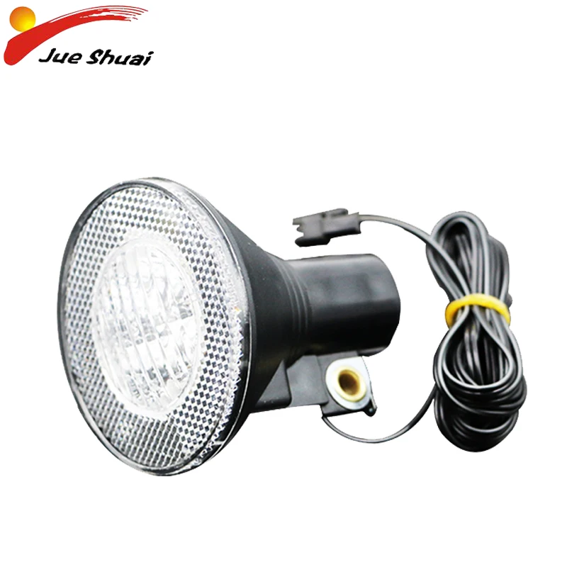 

Powerful Cycling Bicycle Head Lamp Round Light 36V 145CM Nominal Wire Bike Accessories Bisiklet Aksesuar Luces Bicycle Light