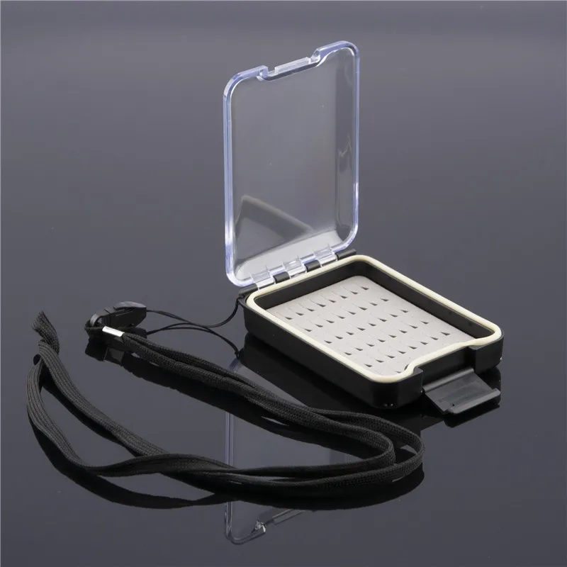 Рыболовные снасти коробки однослойные Прозрачные Портативные fly box волосы крюк