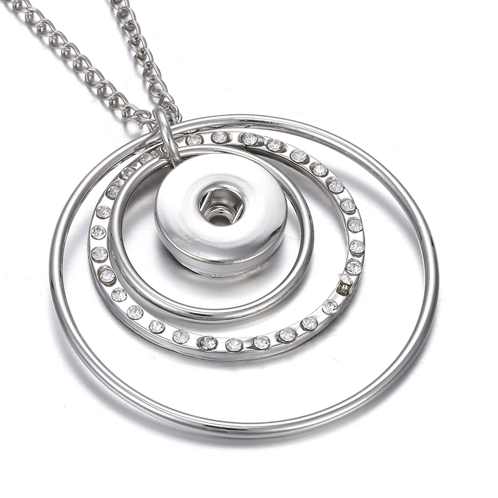 Новые ювелирные ожерелья стразы круглые Круглые бриллианты 18 мм кнопки изделия