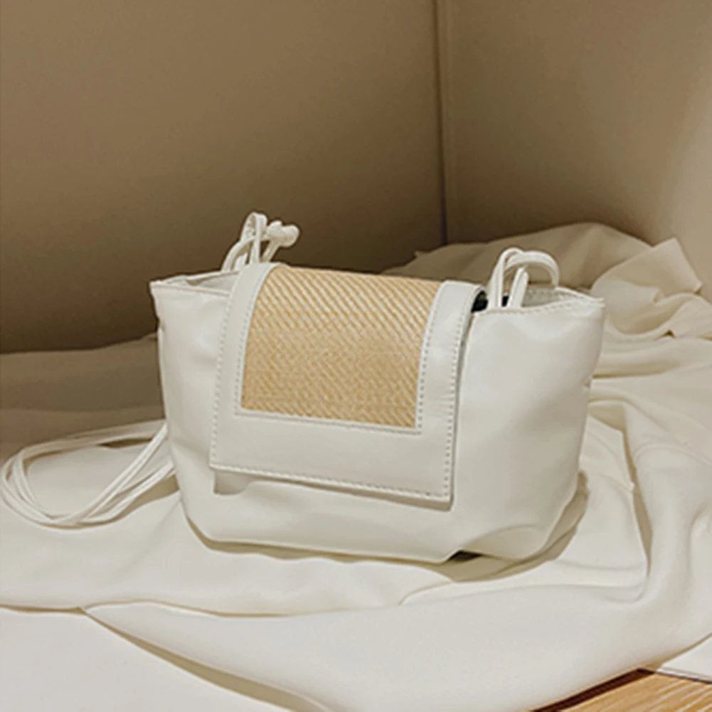 

Женская Соломенная Сумка через плечо, из искусственной кожи