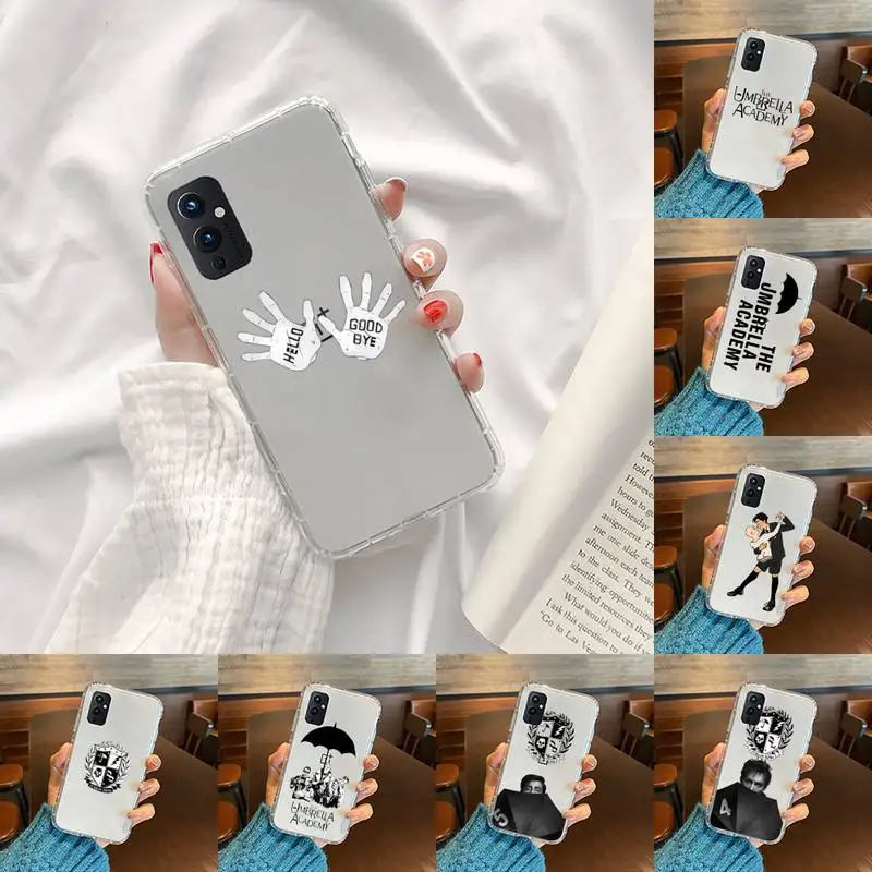 

The Umbrella Academy Phone Case Transparent For OnePlus MEIZU MEITU M 7 8 9 16 17 T PRO XS moible bag