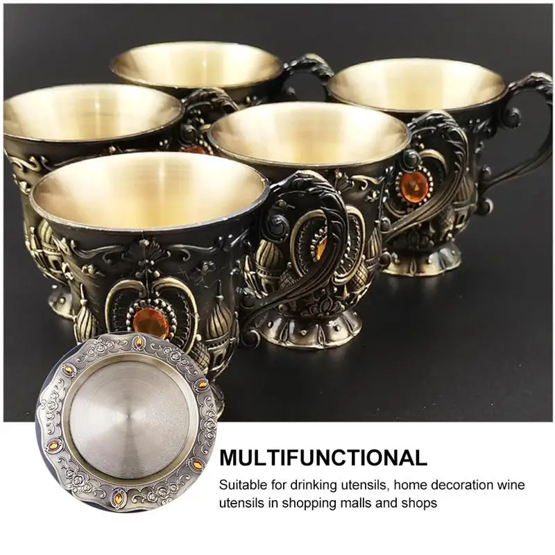 

1 Set Luxury Delicate Wine Set Wine Pot Teapot Set Wine Cups With Tray for Home Hotel