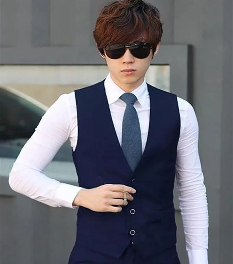 Новый стильный мужской костюм FuyBill из трех предметов весенний профессиональный