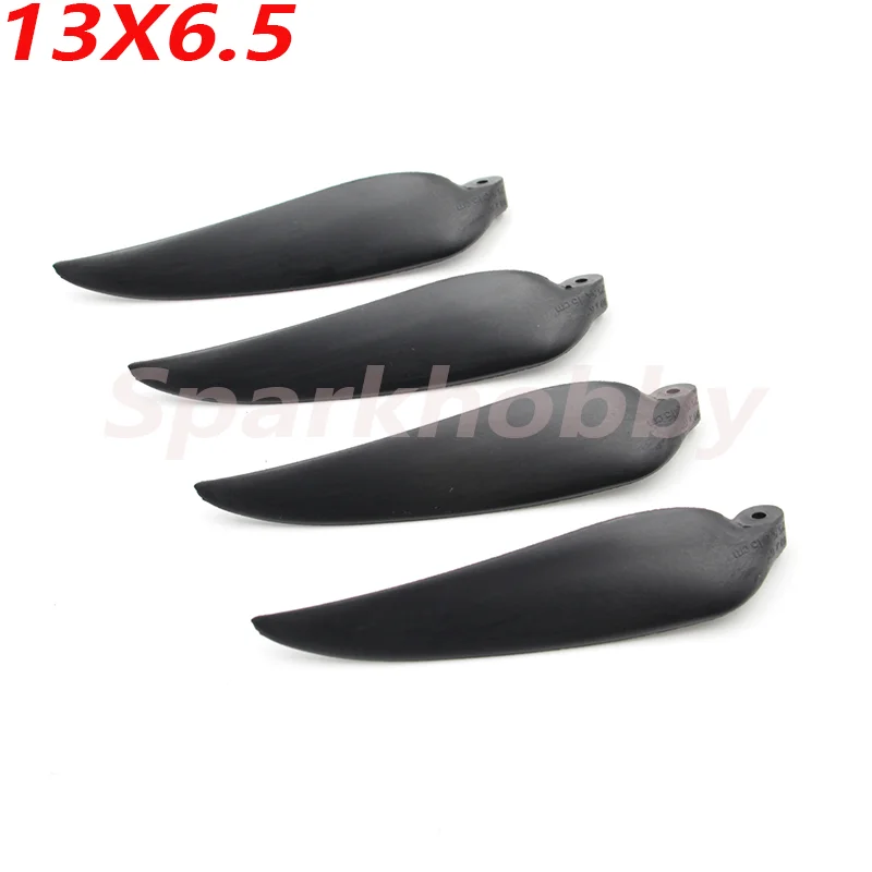 

2Pair/4Pcs Sparkhobby 13x6.5'' 13x6.5 Inch Folding Propeller Prop Blade Precision for RC Powered Glider Plane Multirotor Parts