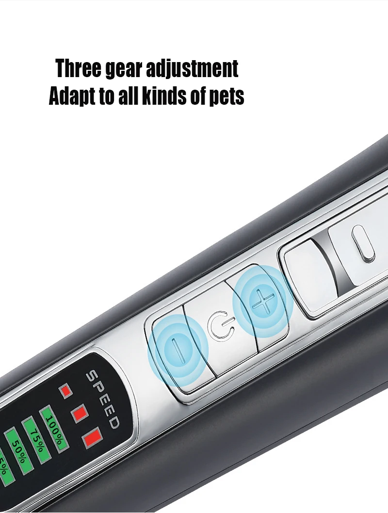 

Professional Dog Hair Trimmer Hair Clipper Pet Shaver Cat Hair Electric Clipper Dog Grooming LCD Display Pets Haircut Machine