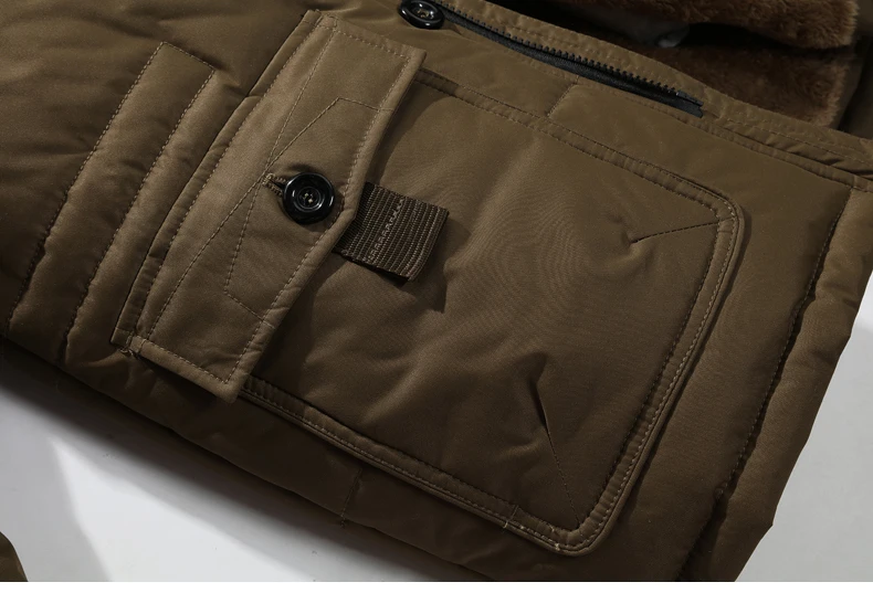 MANTLCONX Men Winter Wool Jackets Coats Thick Cotton Casual Fashion Man Parkas Large Size Jackets Jaqueta Outwear Coat Men