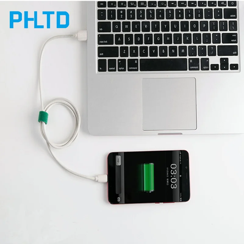 Фиксированный органайзер для проводов PHLTD на липучке кабеля передачи данных