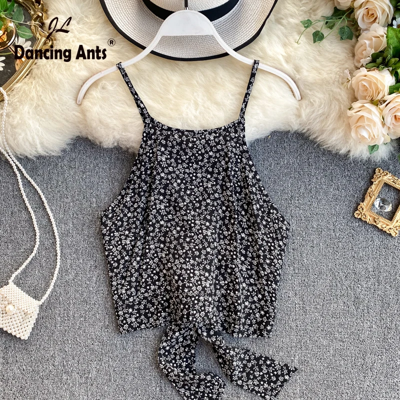 Женский укороченный топ пикантные Топы на бретельках Короткие топы в