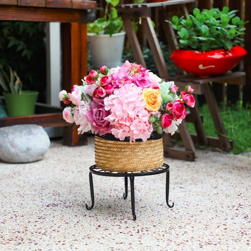 3 упаковки металлическая подставка для растений напольная стойка цветочных