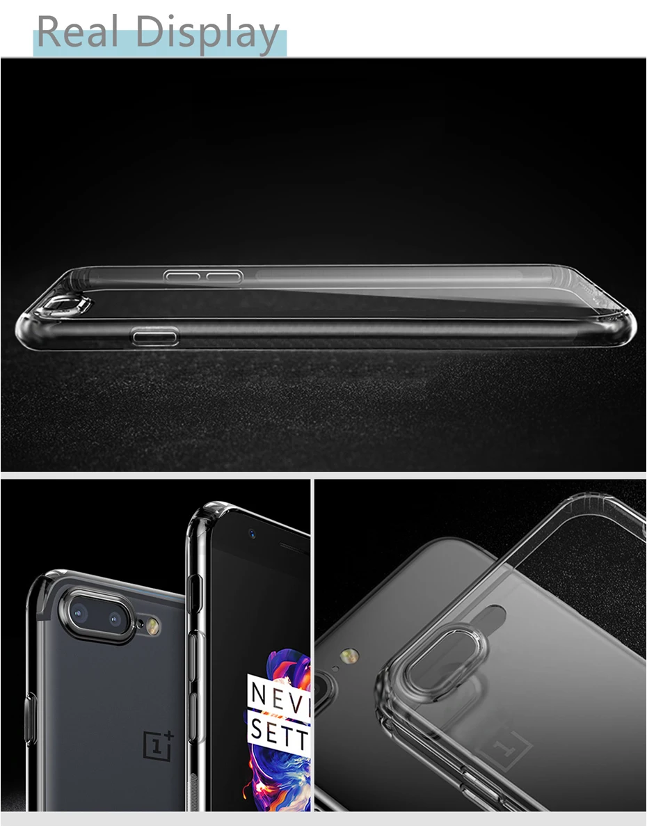 Чехол из ПВХ для Oneplus 5T 5 6 S 7 7T 8 Pro прочный армированный чехол телефона Прозрачный