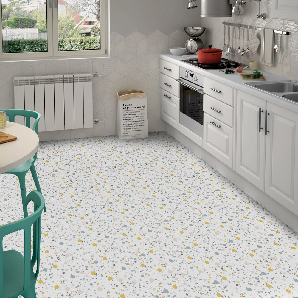 Самоклеящиеся наклейки terrazzo пасторальный стиль Цветные Волнистые точки