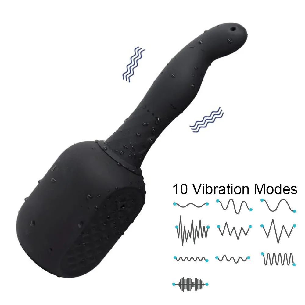 Vibrator Enema Bulb Hygiene Syringe Medical Rubber Irrigator Women Vagina Anal Douche Cleaner Prostate Massager for Men | Красота и