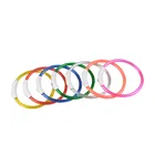 Светодиодный ошейник для питомцев, зарядка через USB, перезаряжаемые трубки светятся ночью, ошейник с батарейками, для безопасности, для собак, щенков, кошек