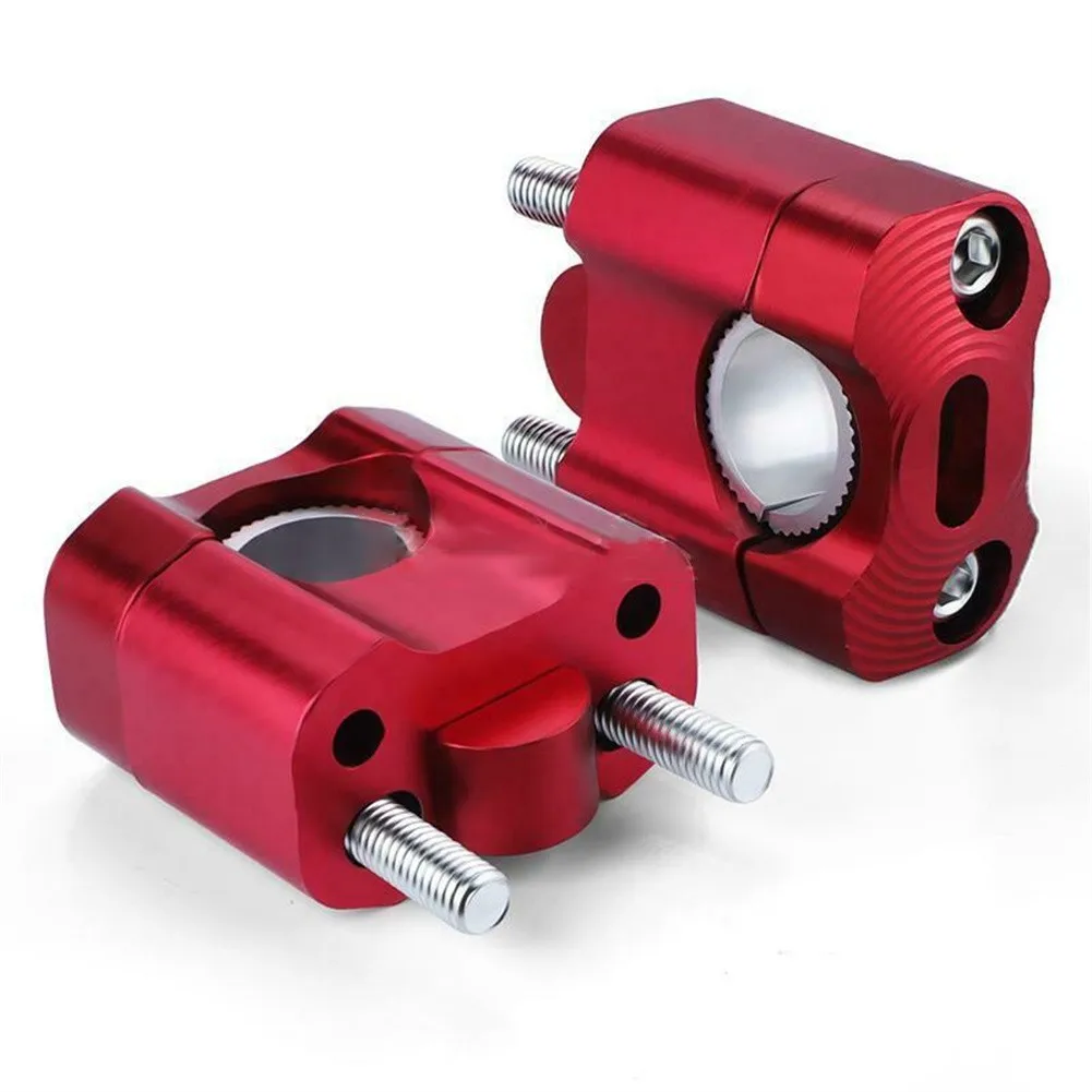 

2x Motorcycle Tools HandleBar Risers 7/8" 22mm 1-1/8" 28mm Aluminum Alloy Mount Clamp Riser Universal New Products Durable