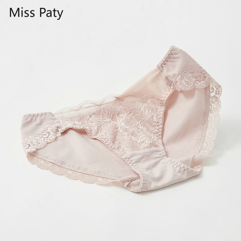 3pcs/lot Seamless low waist japanese hipster panties for women sexy lace underwear cotton briefs XXL plus size interior knickers
