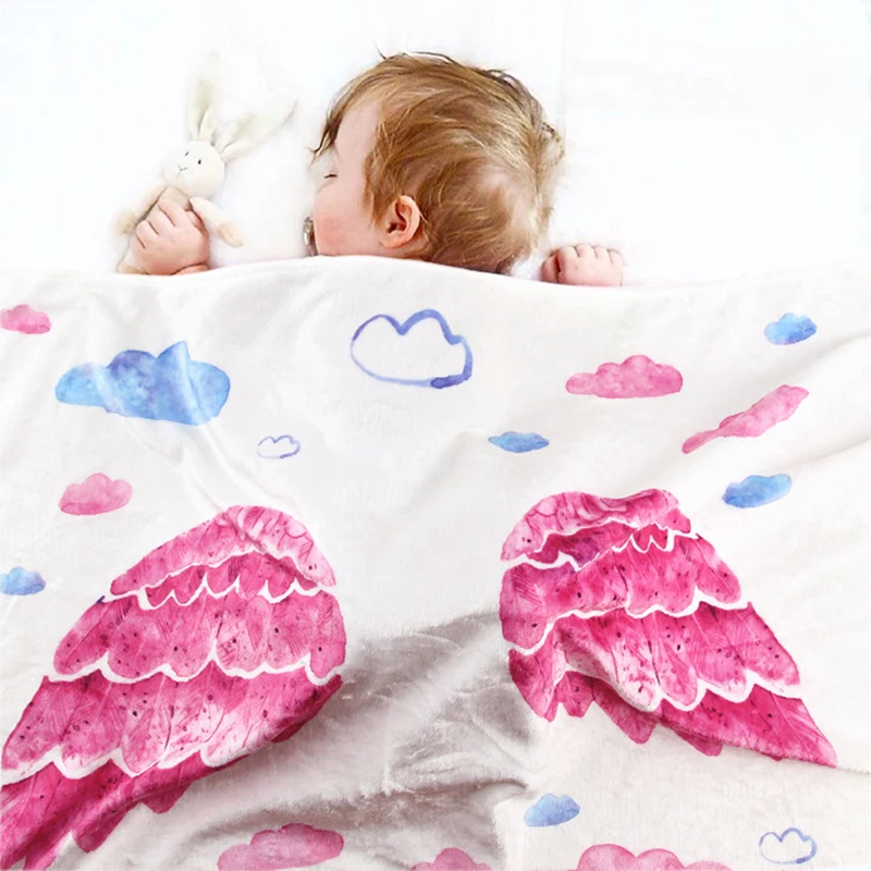 

Winter-Use Warm And Cute Milestone Plant Blanket For Infant Monthly Baby Newborn Photography Blanket Baby Cover Famlily Can Use