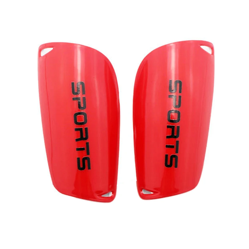 Red Shin Pad 1 пара спортивных щиток на голень для футбола, рукав для поддержки ног, футбольные компрессионные голени, рукав Shinguard Для Взрослых Подростков, детей - Цвет: Red Shin Pad