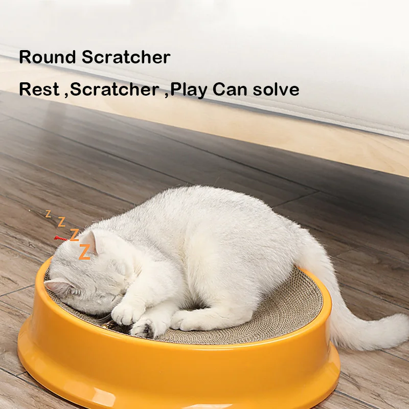 

Круглые Солнцезащитные очки «коврик-Когтеточка котенок гофрированного картона Pad кошачьи игрушки Гнездо Кошка Собака уход за когтями код к...