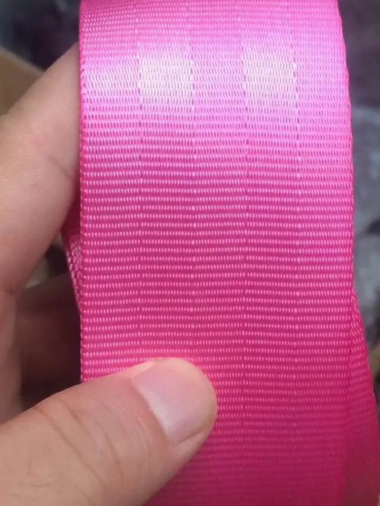 8 м рулон ремня лямки Безопасность ремень розовый Цвет 48 мм шириной 5 панелей |