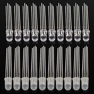 102050100 шт. светодиодный светильник световые диоды RGB общий анод 5 мм RGB светодиодный общий анод 4-контактный Tri-Цвет излучающий диод