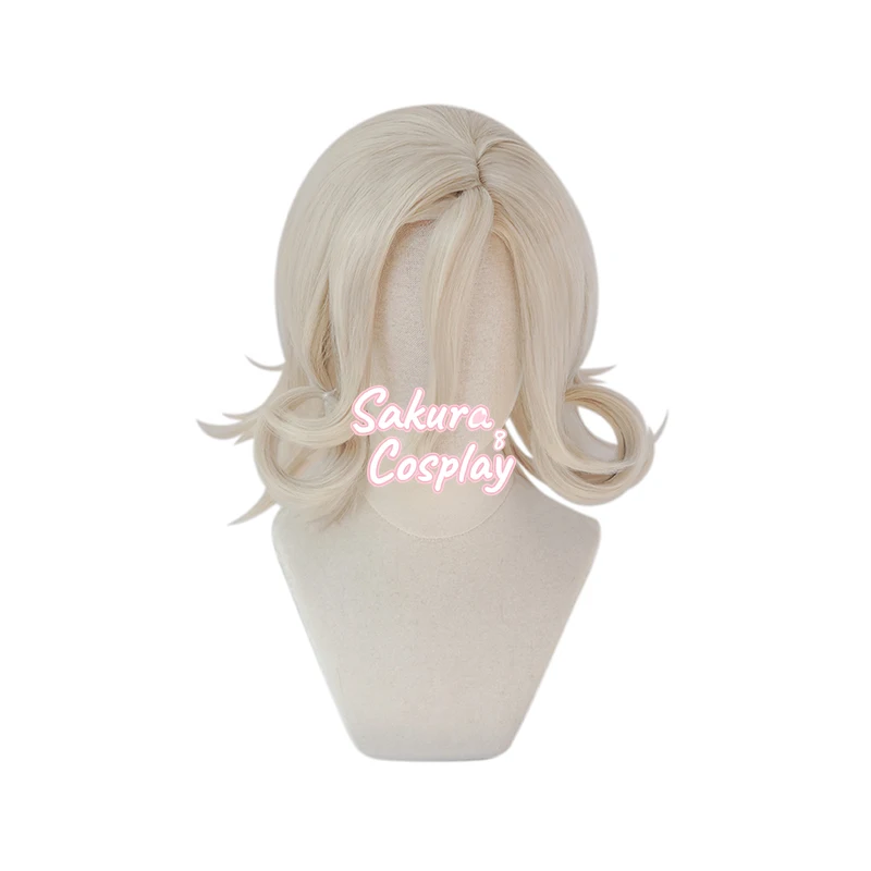 

Identity V Bloody Queen Mary Madame Cosplay Short Curly Heat Resistant Synthetic Hair Halloween Carnival Party + Free Wig Cap