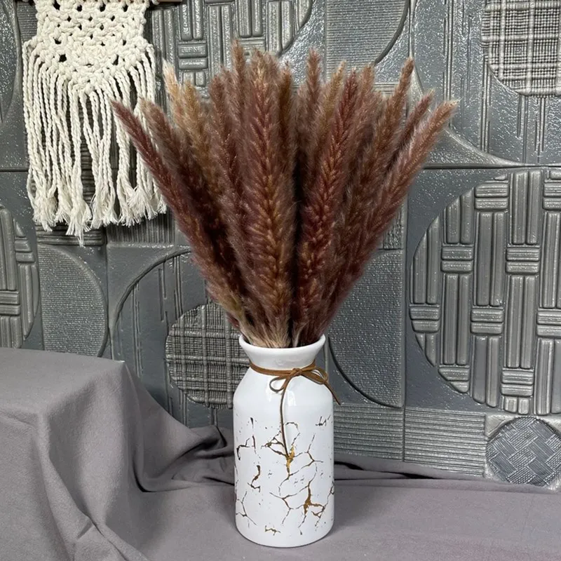 

30PCS Dekoration Natural Dried Flowers Pampas Grass Real Artificial Plants Wedding Bunch Christmas Decorations For Home Decor
