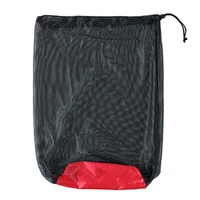 compression sack outdoor hiking ultralight camp sleeping bag cover pouch clothing stuff drawstring closure red