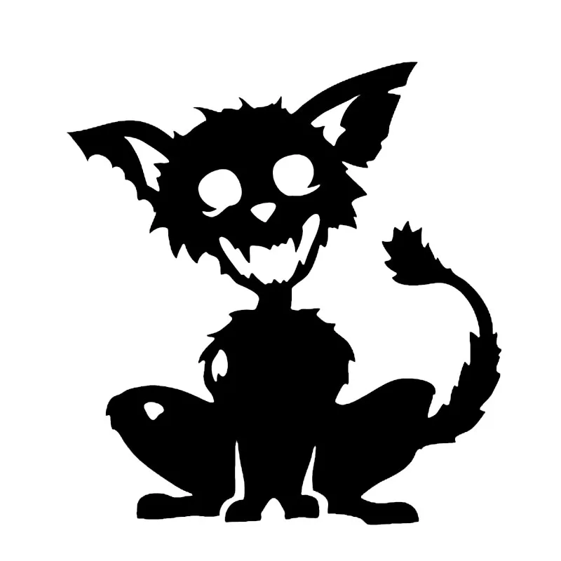 

Zombie Pet Cat Car Sticker Vinyl Fation Lovely Styling Truck Accessories Stickers 12.7CM*11.4CM