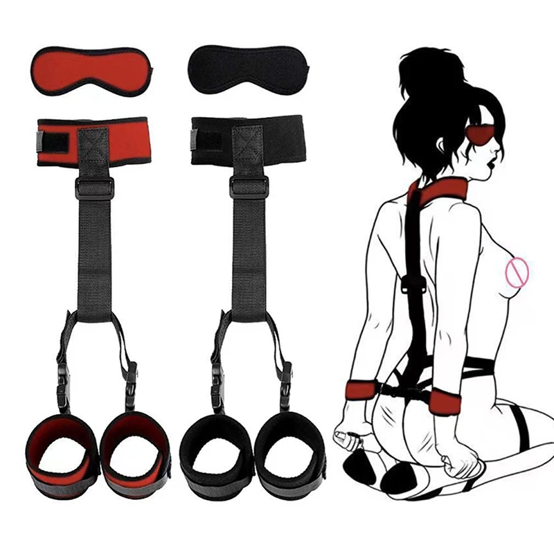 Anti-Collar Handcuffs Slave Collar Necklace Sex Tools For Couples Women Selfbondage Sexual Toy Props Adult Games | Красота и здоровье