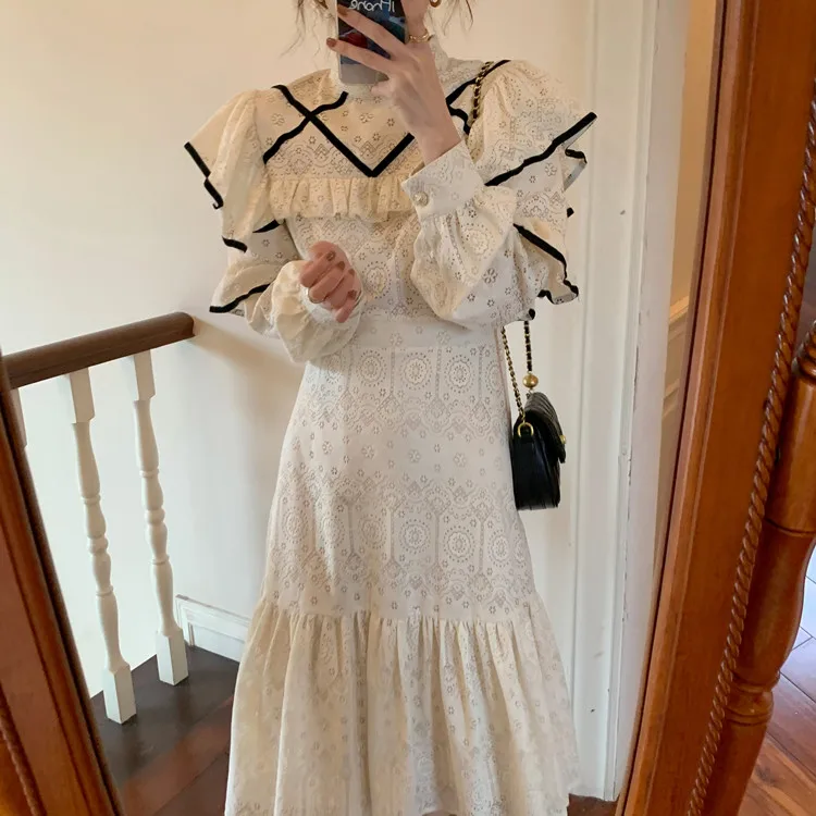 Корейский стиль шикарное французское элегантное винтажное дизайнерское