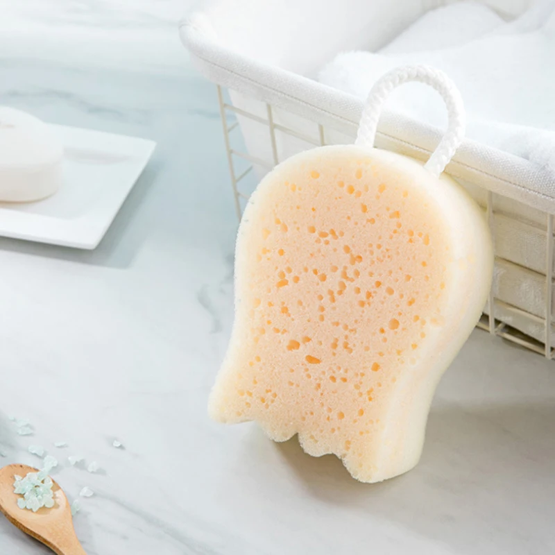 Ванна губчатая щетка для душа кожу чистой с массажным эффектом Мягкая спа пены