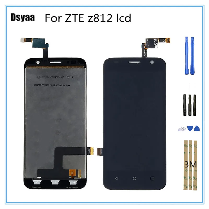 4 5 ''высококачественный ЖК дисплей для zte Z812 с сенсорным экраном дигитайзер