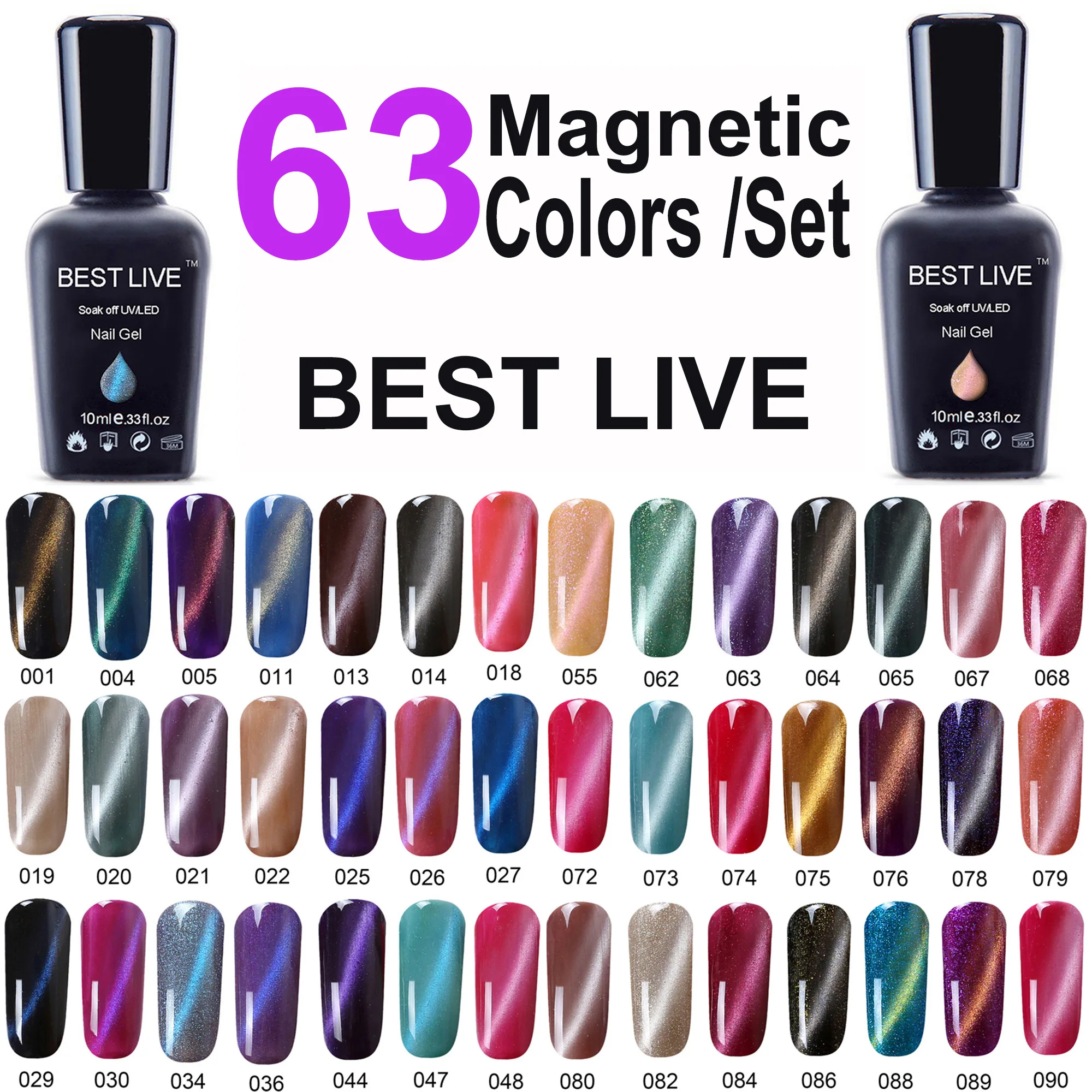 Лучший LIVE 10 мл кошачий глаз Магнитный Гель-лак для ногтей отмачиваемый УФ-и