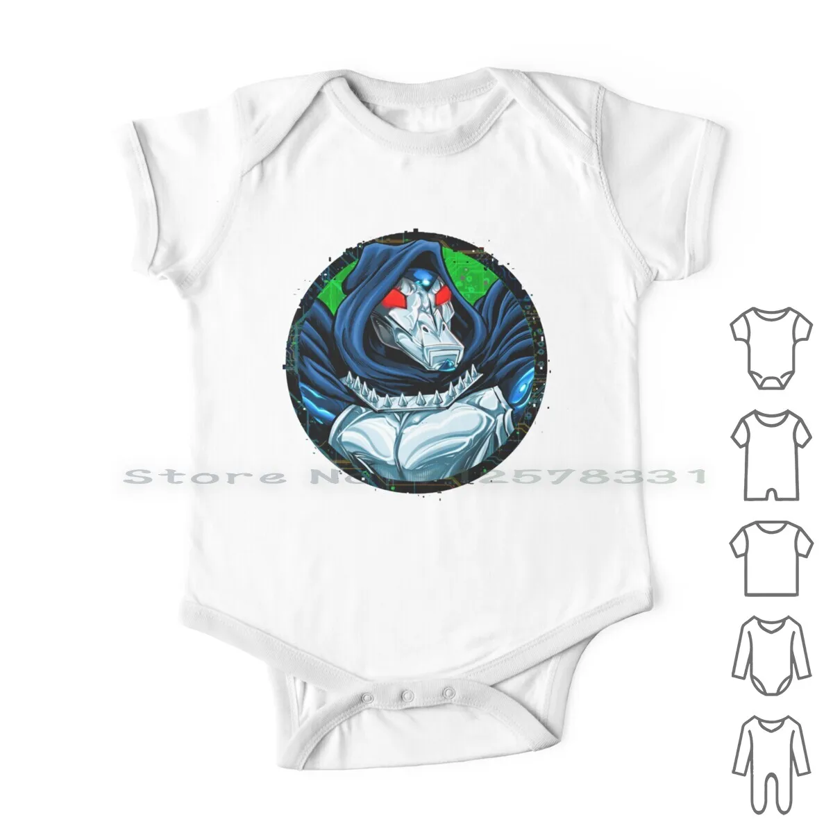 

Ducktor Doom 2099 Newborn Baby Clothes Rompers Cotton Jumpsuits Animals Comic Book Retro 1990s 90s Comics 2099 Doom Duck