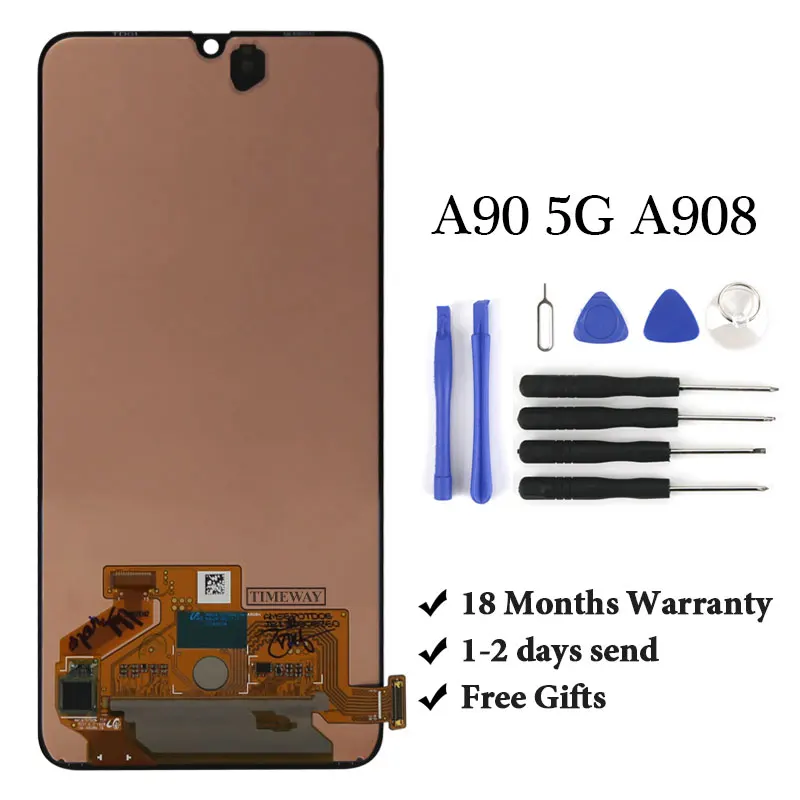 

6.7" For Samsung A90 5G A908 LCD Screen Digitizer Assembly Display without Frame Replacement For Samsung A90 LCD display