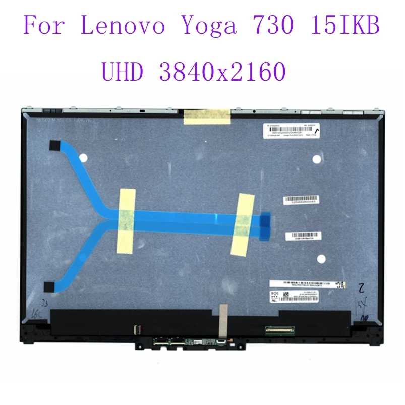 15 6 nv156qum n51 n156hce en1 laptop lcd touch screen digitizer for lenovo yoga 730 15iwl yoga 730 15ikb 1920x1080 3840x2160 free global shipping