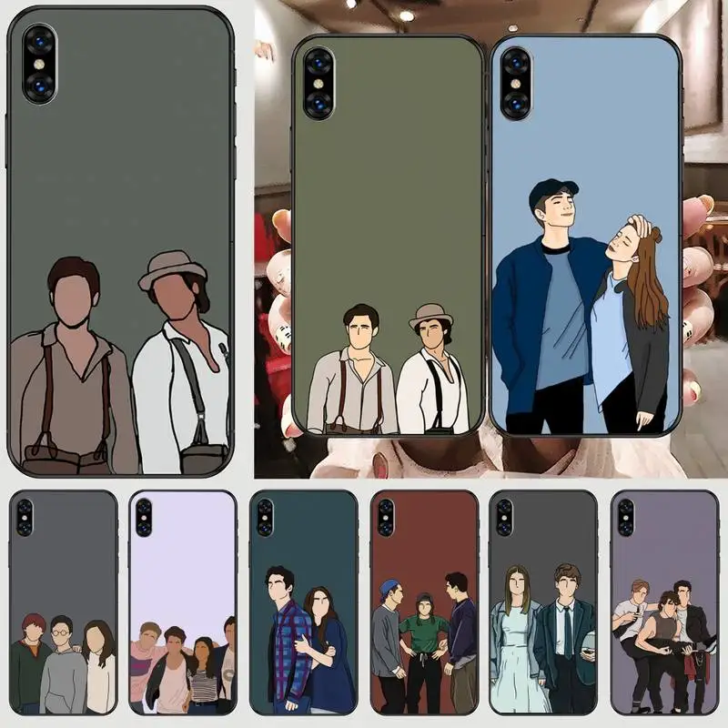 Чехол для телефона черного цвета с изображением дневников вампира Дэймона чехол