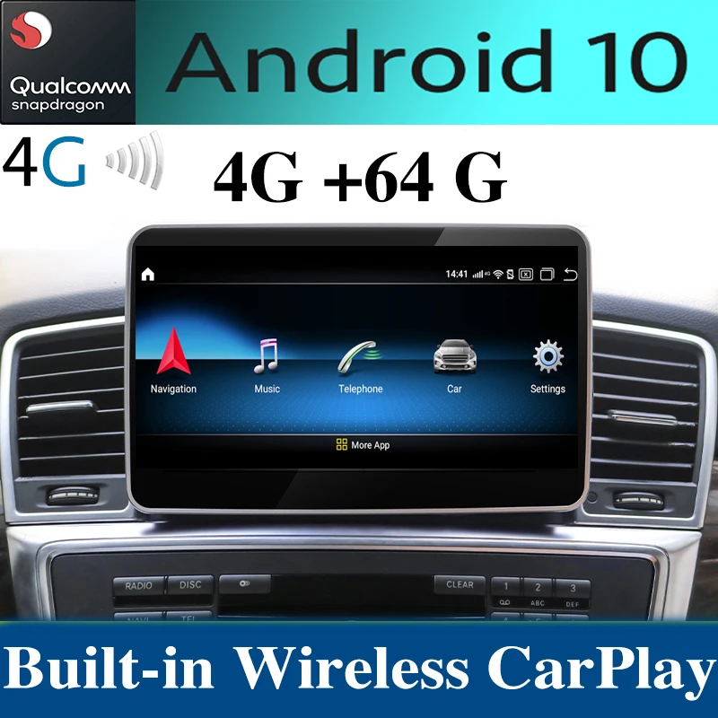 

For Mercedes Benz ML 350 250 400 550 63 MB W166 AMG NTG Navi Car Radio Stereo Audio Navigation GPS Accessories Android Screen