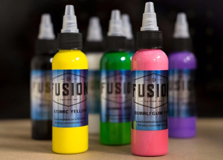 Тату-чернила Fusion 16 цветов набор профессиональных тату-пигментов стойкий