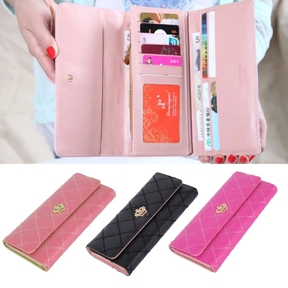 Хит роскошный женский кошелек с короной клатч конверт модные женские свадебные