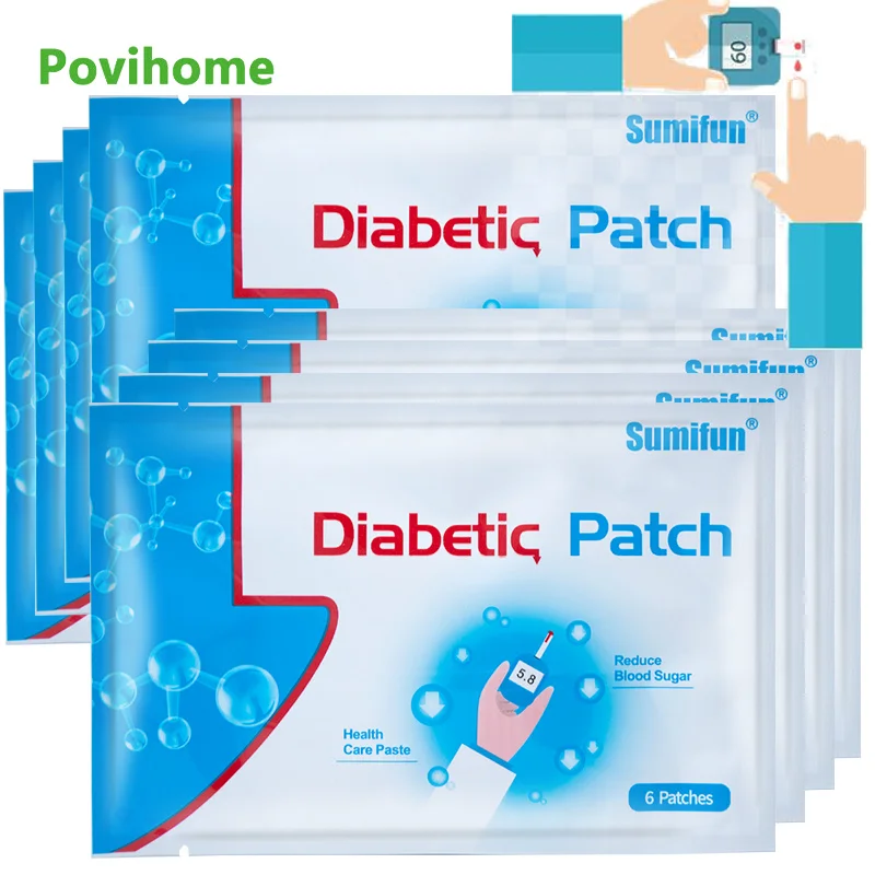 

12/18pcs Sumifun Relieve Diabetic Patch Hypoglycemic Patch Natural Herbal Patch Stabilizes Blood Sugar Level Diabetes Plaster