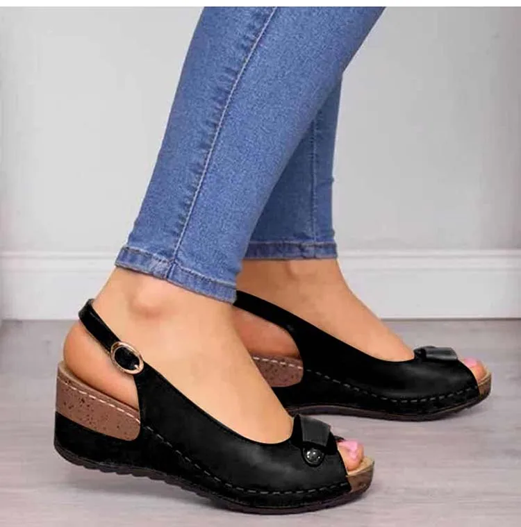

Women'S Sandals Buckle Strap Woman Beach Shoes Ladies Casual Sandals Female Shoes Fashion Brand Flat Leather Sandals Women Shoes