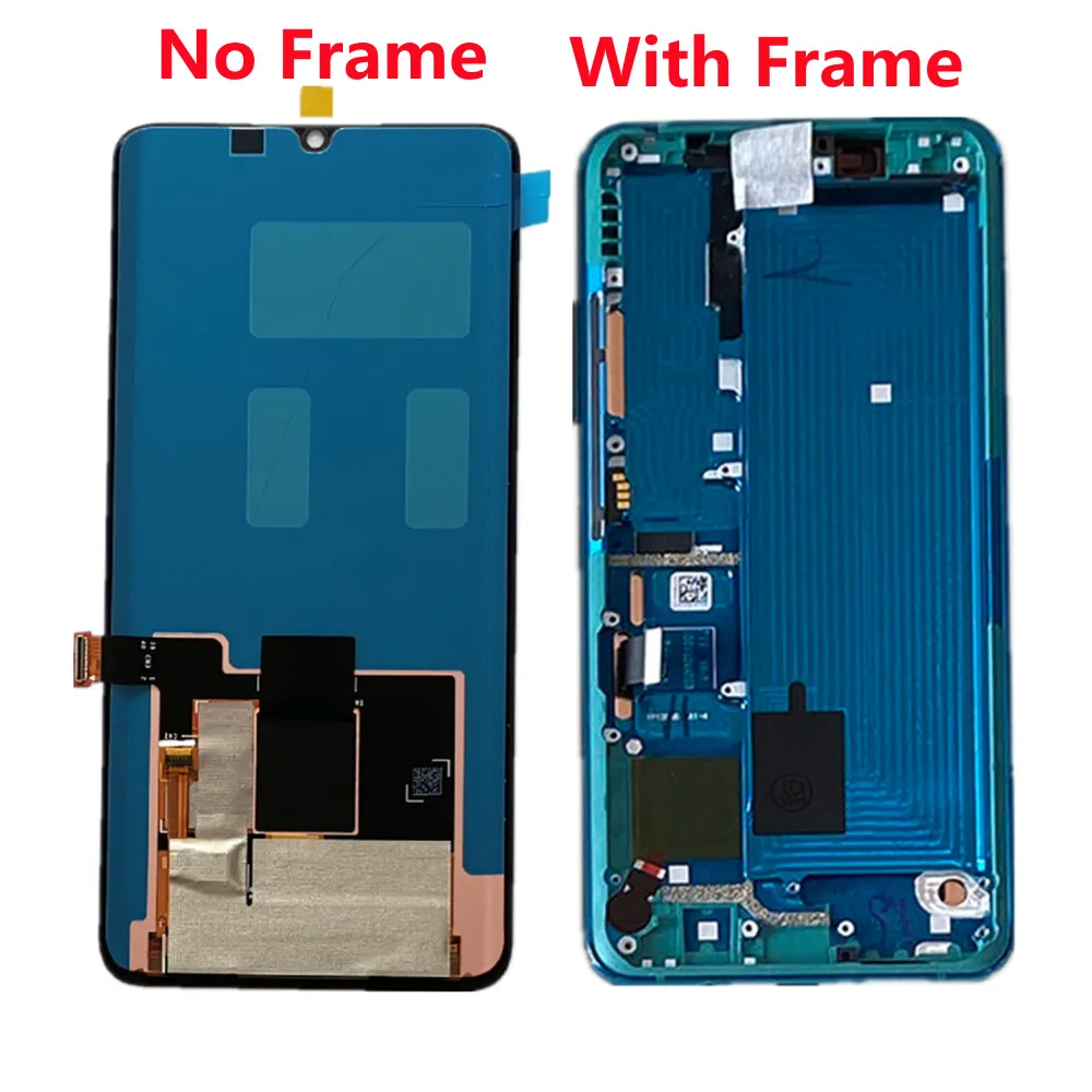 Оригинальный ЖК дисплей AMOLED для Xiaomi Mi Note 10 Pro с сенсорным дигитайзером CC9 сменный